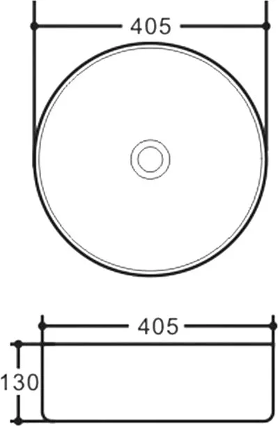 Накладная раковина Vincea VBS-316MB 41 матовая черная Sancos — официальный сайт
