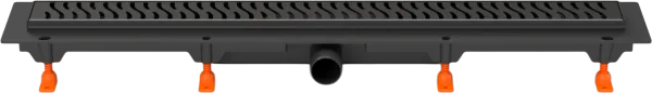 Душевой трап (лоток) MCH Chudej Harmony CH650HC, 65 см, матовый черный Sancos — Оригинал