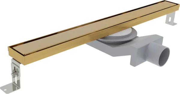 Душевой трап (лоток) Plumberia Selection PSL Linear 70 см, золото брашированное Sancos — Оригинал