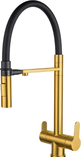 Смеситель для кухни Zorg Sanitary SZR-3030 BRONZE бронза Sancos — Оригинал