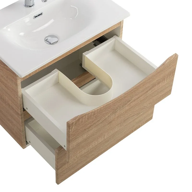 Тумба под раковину без столешницы BelBagno Marino-cer-mini 70 подвесная, rovere bianco Sancos — официальный сайт
