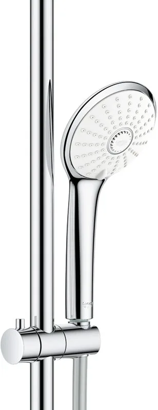Душевая стойка Grohe Euphoria SmartControl 310 Duo 26507LS0, белая луна, с термостатом Sancos — официальный сайт