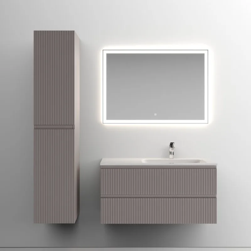 Тумба под раковину Sancos Snob T 100 подвесная Doha soft (пыльная роза), SNT100RSM Sancos — официальный сайт