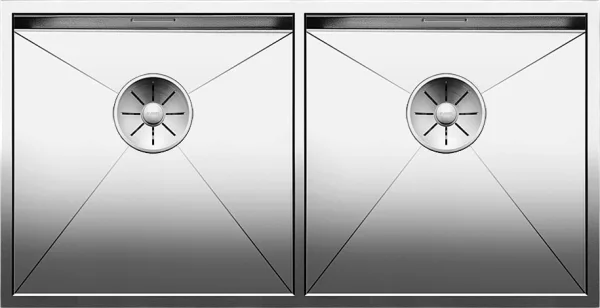 Мойка кухонная Blanco Zerox 400/400-U Sancos — Оригинал