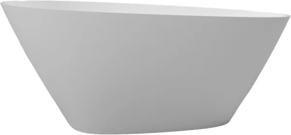 Ванна из искусственного камня WHITECROSS Spinel C 150x70 см, отдельностоящая, белая, овальная, с дон Sancos — Оригинал