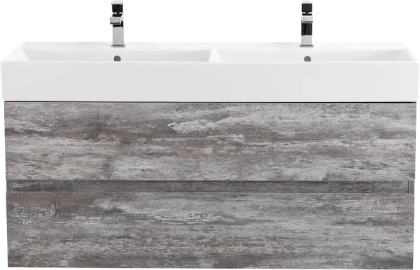 Тумба под раковину без столешницы Cezares Molveno 46-120-2C-SO-2-LG 46 120 legno grigio Sancos — Оригинал