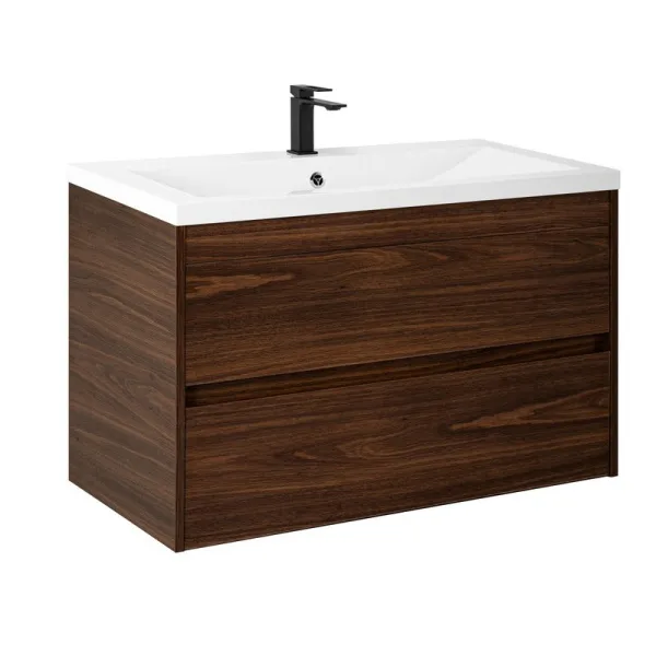 Тумба под раковину без столешницы Art&Max Family-M 100 подвесная, bourbon oak Sancos — Оригинал