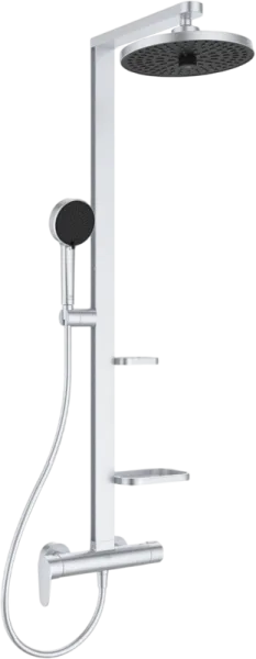 Душевая стойка Ideal Standard Alu+ BD584SI, silver Sancos — Оригинал