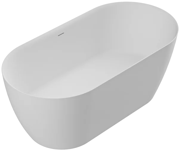 Ванна из искусственного камня Cezares Relax Solid Surface 150x75 см, отдельностоящая, матовая белая, Sancos — Оригинал