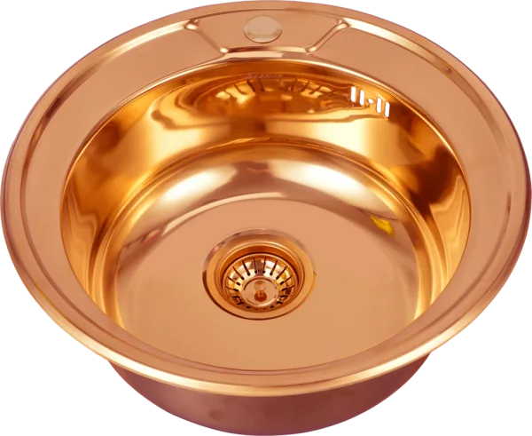 Мойка кухонная Seaman Eco Wien SWT-490 copper polish Sancos — Оригинал