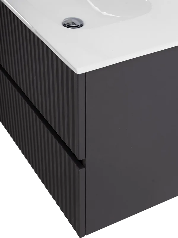Тумба под раковину без столешницы Art&Max Torino 60 подвесная, графит Sancos — официальный сайт