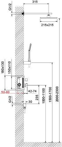 Душевой комплект Timo Selene SX-2069/03SM, С ВНУТРЕННЕЙ ЧАСТЬЮ Sancos — официальный сайт