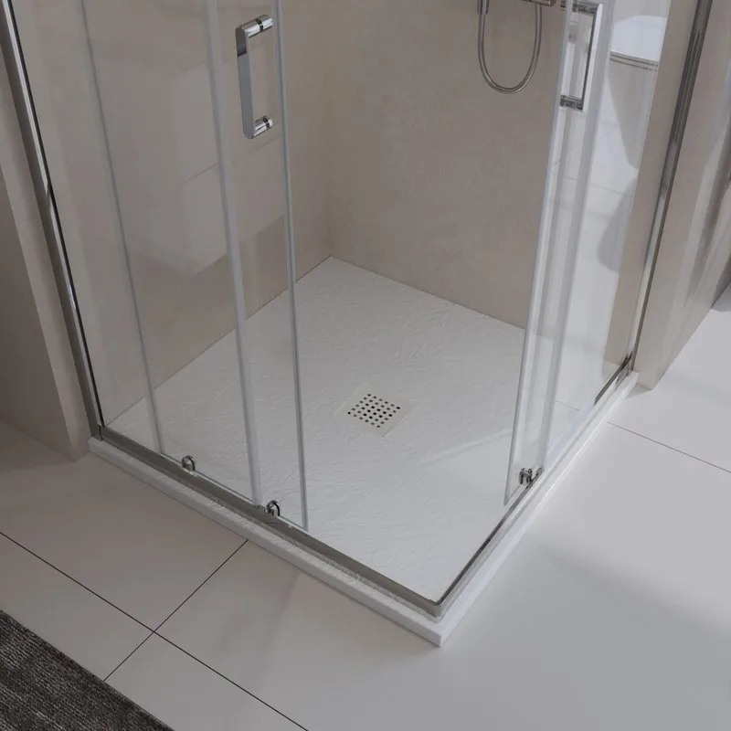 Поддон для душа BelBagno Uno TRAY-MR-UNO-A-90-35-W-BO 90х90, белый, с сифоном Sancos — официальный сайт