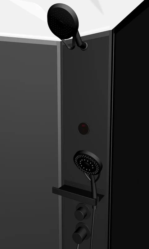 Душевая кабина Timo Premium ILMA 909 Black Sancos — официальный сайт