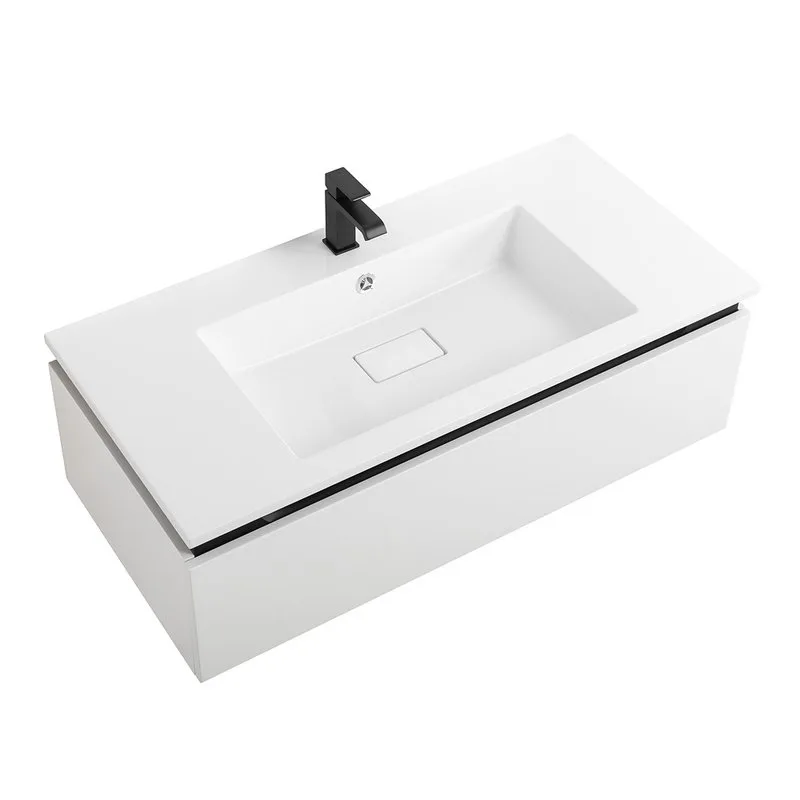 Тумба Cezares Slider 100 1 ящик, Bianco Opaco Sancos — официальный сайт