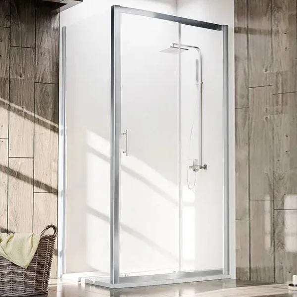 Душевой уголок Veconi Rovigo RV-072 100x70, профиль хром Sancos — Оригинал