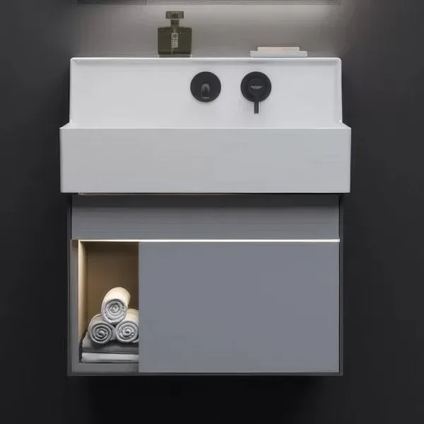 Тумба под раковину без столешницы KERAMA MARAZZI Logica M 65 серая Sancos — Оригинал