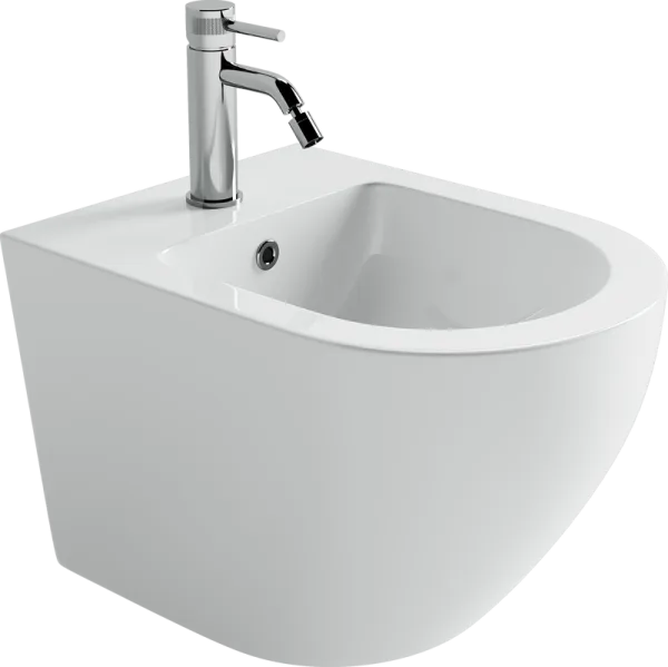 Биде подвесное Ceramicanova Uno CN11002 белое Sancos — Оригинал