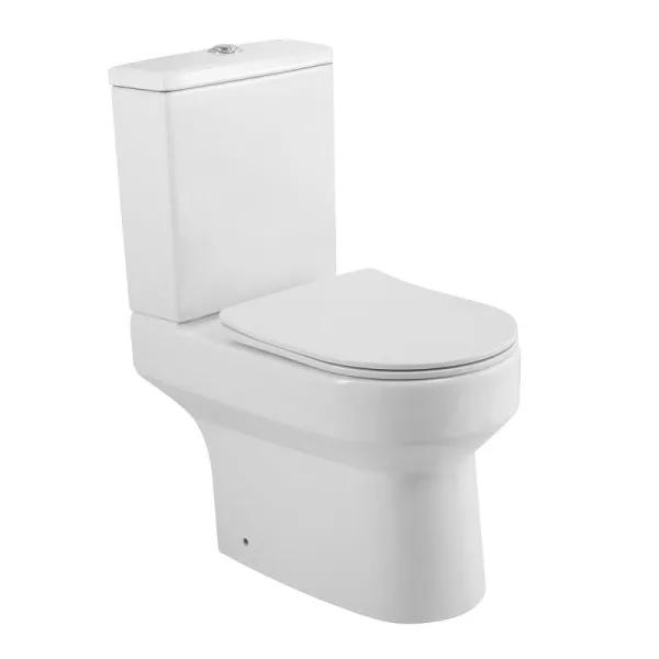 Унитаз-компакт напольный BelBagno Norma BB339CPR BB089SC безободковый, с микролифтом Sancos — Оригинал