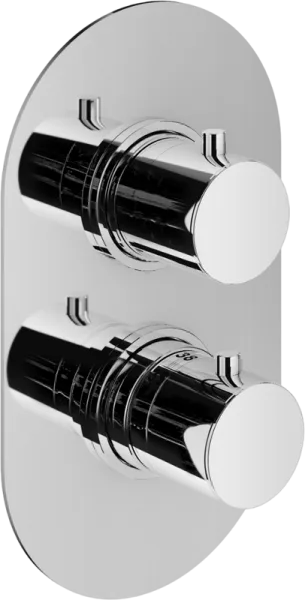 Термостатический смеситель встраиваемый Plumberia Selection Ixo XOT5050CR С ВНУТРЕННЕЙ ЧАСТЬЮ, для в Sancos — Оригинал