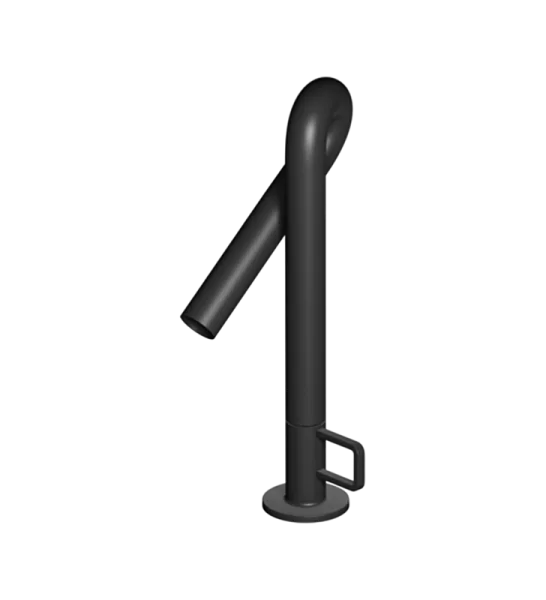 Смеситель для раковины Wonzon & Woghand Loop WW-111-00-508 черный матовый Sancos — Оригинал