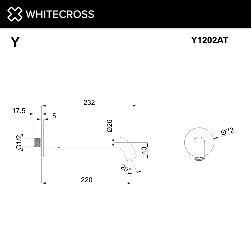Излив WHITECROSS Y Y1202AT антрацит Sancos — официальный сайт