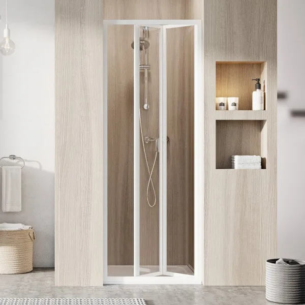 Душевая дверь в нишу Ravak Supernova SDZ2-70 Transparent, 195, профиль белый Sancos — Оригинал