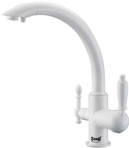 Смеситель для кухни Zorg Clean Water Clean Water ZR 314 YF-33 white Sancos — Оригинал