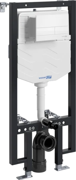 Система инсталляции для унитазов Wasserkraft Vils 56TLT.010.ME.WH04, с кнопкой смыва белой Sancos — Оригинал
