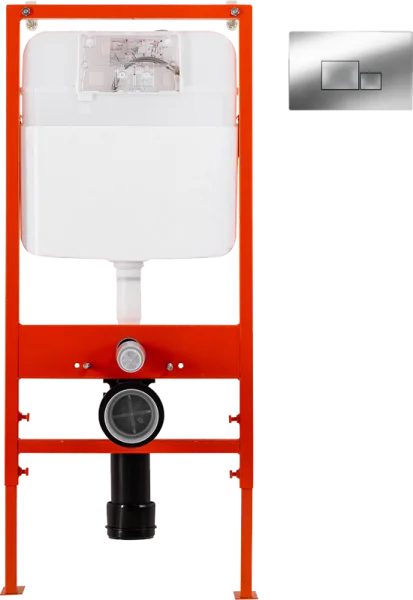 Инсталляция BelBagno BB026 + Кнопка BB071CR хром Sancos — Оригинал