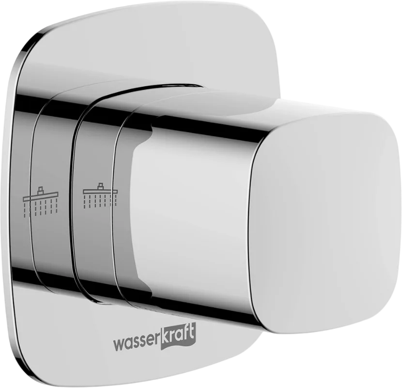 Душевой комплект Wasserkraft Naab A8651.312.090.118.326.087.103, С ВНУТРЕННЕЙ ЧАСТЬЮ, хром Sancos — официальный сайт