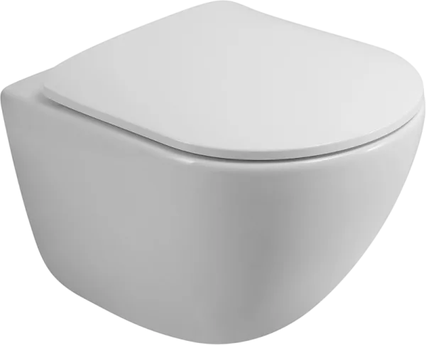Унитаз подвесной BelBagno Amanda BB051CHR BB051-2SC с микролифтом, безободковый Sancos — Оригинал