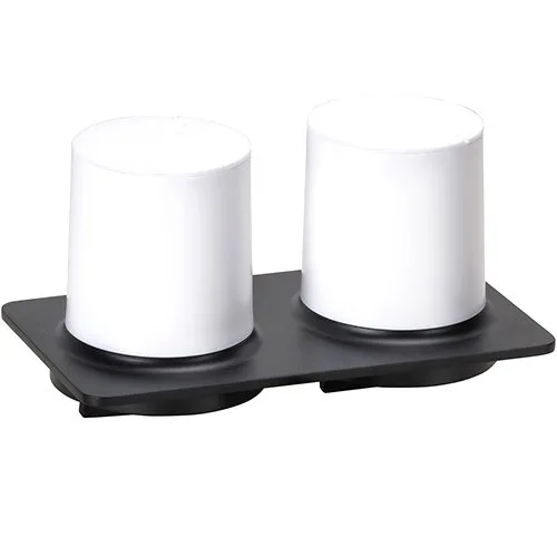 Дозатор Bemeta Organic Black 167109270 двойной, матовый черный, белый Sancos — Оригинал