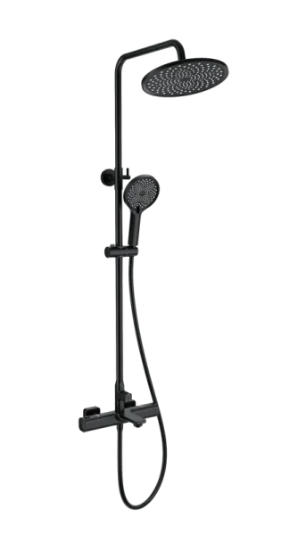 Душевая стойка Wonzon & Woghand SOLID WW-C3011-A-MB, матовая черная Sancos — Оригинал