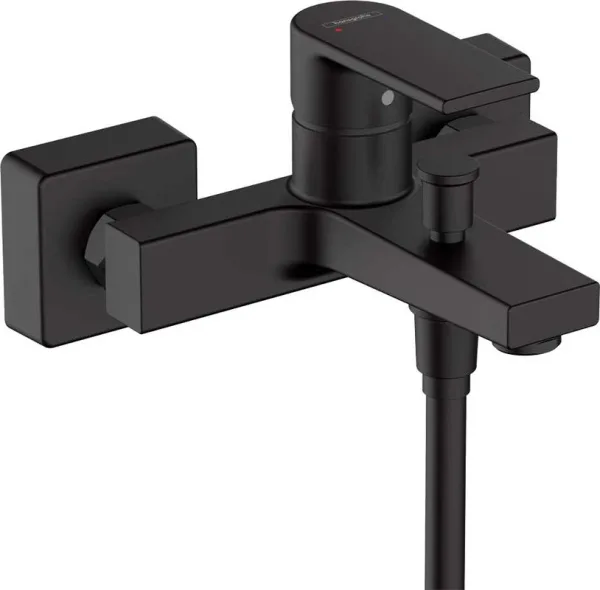 Смеситель для ванны с душем Hansgrohe Vernis Shape 71450670, черный Sancos — Оригинал