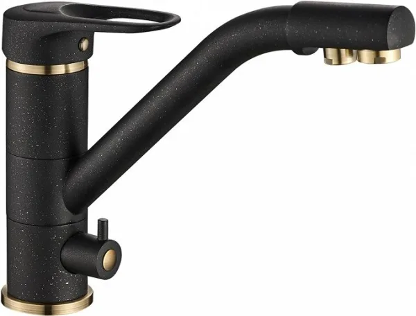 Смеситель для кухни Steel Hammer SH 321 BLACK BR Sancos — Оригинал