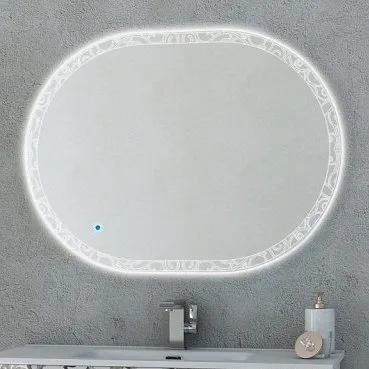 Зеркало Cezares 100х75 c LED-подсветкой touch system Sancos — Оригинал