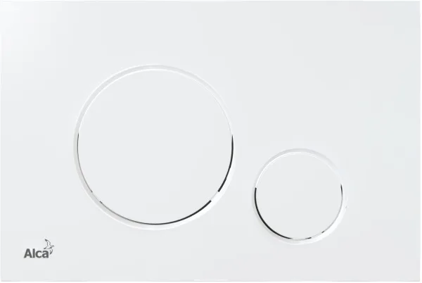 Кнопка смыва AlcaPlast Thin THIN M670 белая Sancos — Оригинал