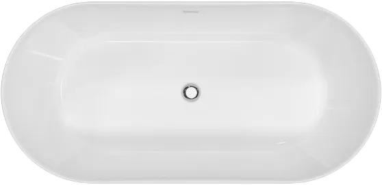 Акриловая ванна BelBagno BB306-1485 150x80 см, отдельностоящая, белая, овальная, с каркасом Sancos — официальный сайт