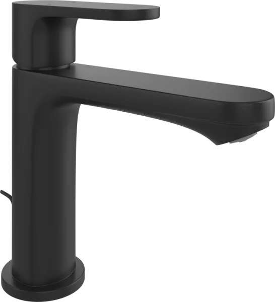 Смеситель для раковины Hansgrohe Rebris S 72517670 с донным клапаном, черный матовый Sancos — Оригинал