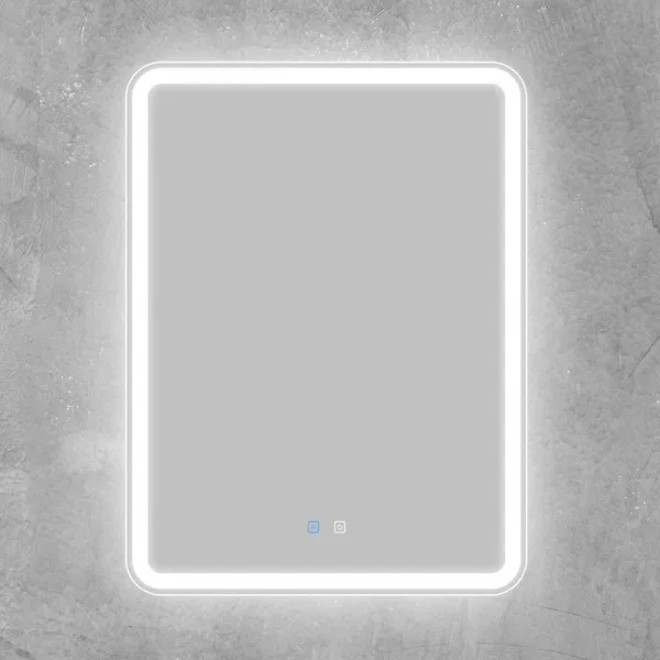 Зеркало BelBagno Marino SPC-MAR-600-800-LED-TCH-SND с голосовым управлением и подогревом Sancos — Оригинал