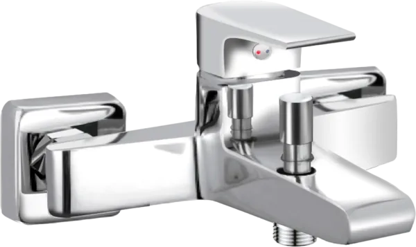 Смеситель для ванны с душем AQUAme Prato AQMP6122, хром Sancos — Оригинал