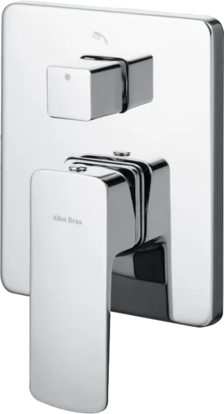 Встраиваемый смеситель для душа Allen Brau Infinity X2 5.21014-00 С ВНУТРЕННЕЙ ЧАСТЬЮ, хром Sancos — Оригинал