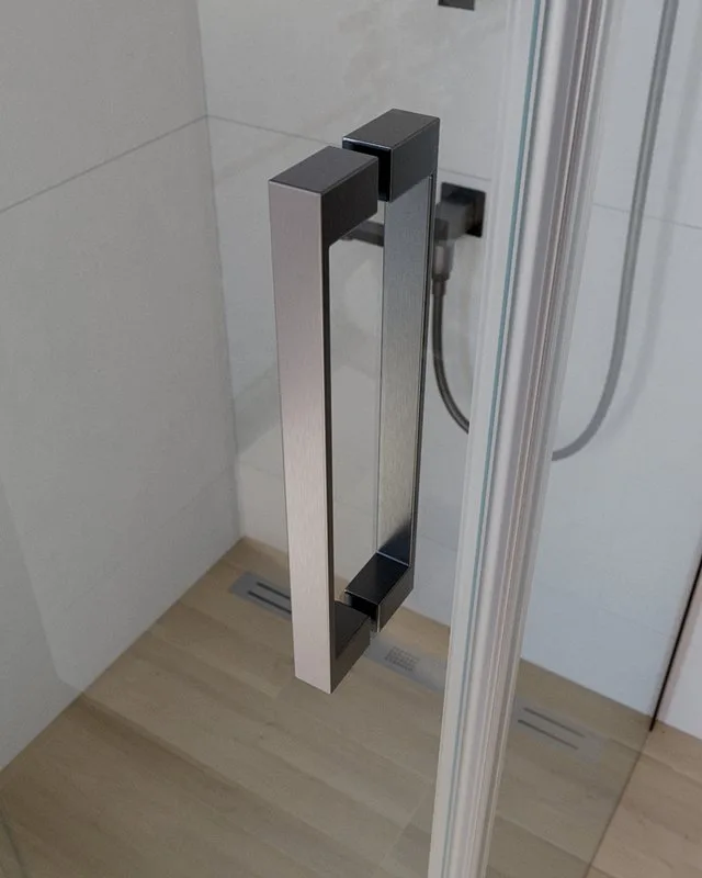 Душевой уголок Cezares Slider AH 1 100-80/90 C GM профиль оружейная сталь, стекло прозрачное Sancos — официальный сайт