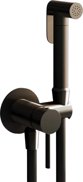 Гигиенический душ RGW Shower Panels SP-211B со смесителем, С ВНУТРЕННЕЙ ЧАСТЬЮ, черный Sancos — Оригинал