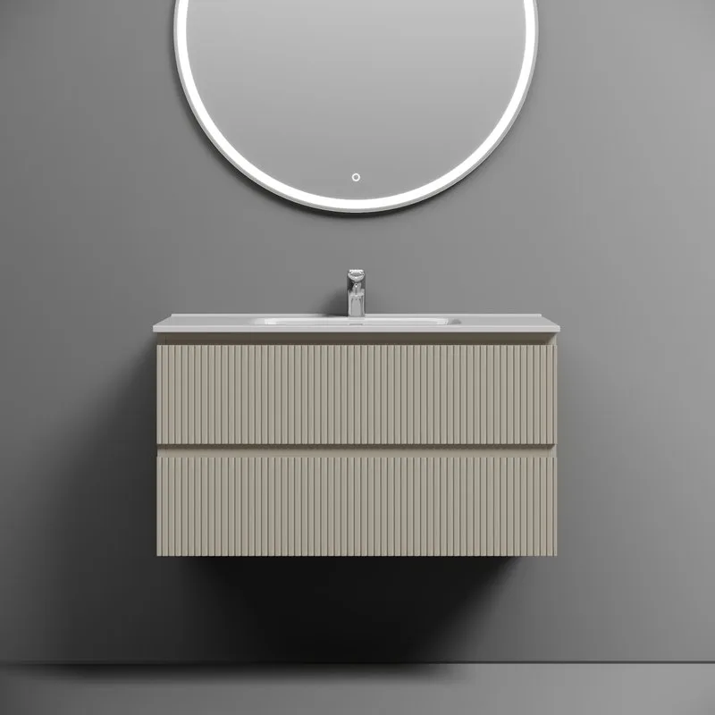 Тумба под раковину Sancos подвесная Snob T 90 Beige Soft SNT90CE Sancos — официальный сайт