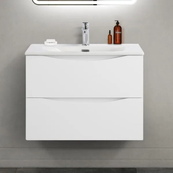Тумба под раковину без столешницы BelBagno Marino-cer-mini 70 подвесная, bianco opaco Sancos — Оригинал