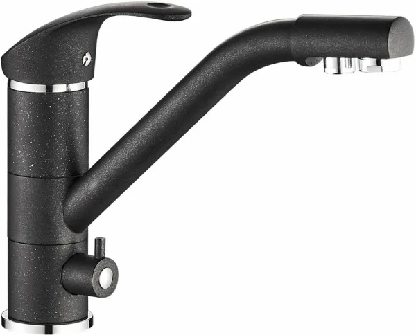 Смеситель для кухни Steel Hammer SH 321 Black Cr Sancos — Оригинал