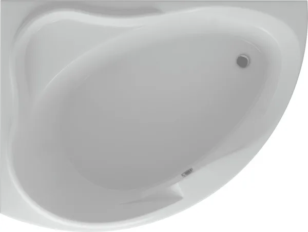Акриловая ванна AQUATEK Альтаир ALT160-0000067 L 160x120 см, угловая, левая, пристенная, белая Sancos — Оригинал