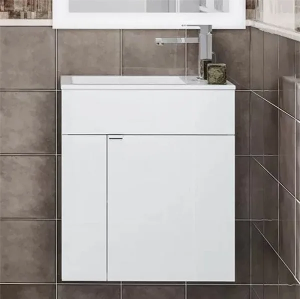 Тумба под раковину без столешницы KERAMA MARAZZI Lato 50 подвесная, белая Sancos — Оригинал